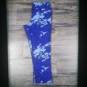 Nike Capri leggings size xs women blue